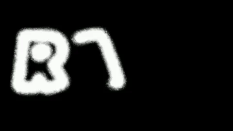 Rare Text Spraypaint Effect Graffiti Kit Masks Collection Stock-Footage 113893387