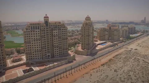 RAS Al KHAIMAH, UAE - Luxury 5 stars DoubleTree by Hilton Hotel Resort Video stock 106967028
