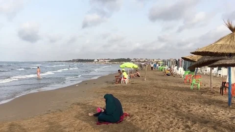 Ras el ma beach Stock-Footage 72792544