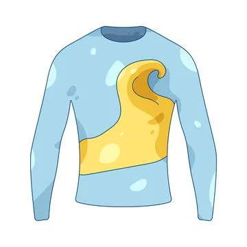 Rash guard Ilustração Stock