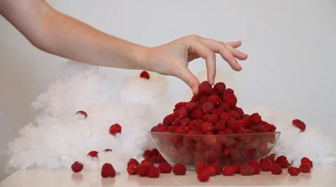Raspberries Stock Footage 11689585