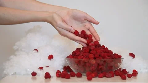 Raspberries Stock Footage 11690698