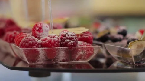 Raspberries Stock Footage 138491301