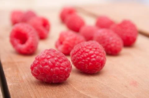 Raspberries Stock Photos