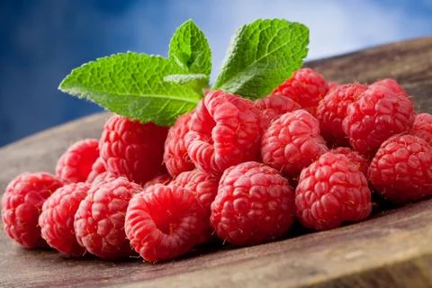 Raspberries Foto stock