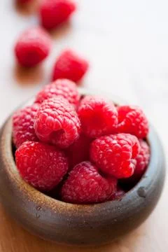 Raspberries Stock-Fotos