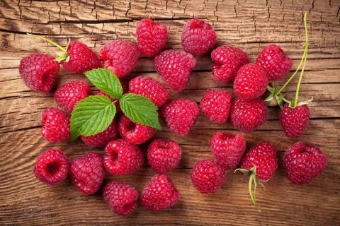 Raspberries Stock Photos