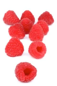 Raspberries Stock Photos