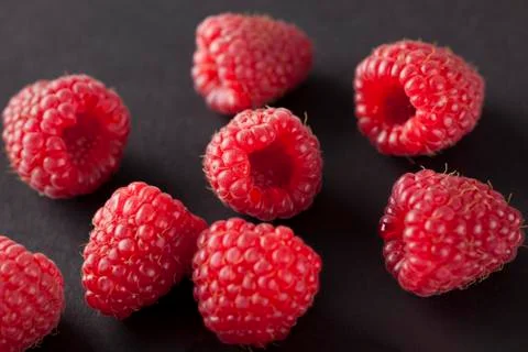 Raspberries Stock Photos