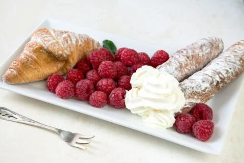 Raspberries Stock Photos