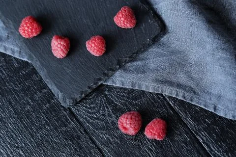 Raspberries Stock Photos