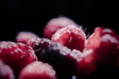Raspberries 스톡 사진
