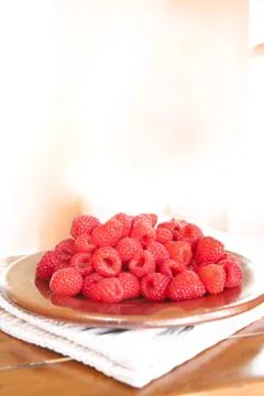 Raspberries Stockfoto's