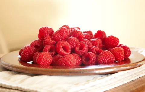Raspberries Stock Photos