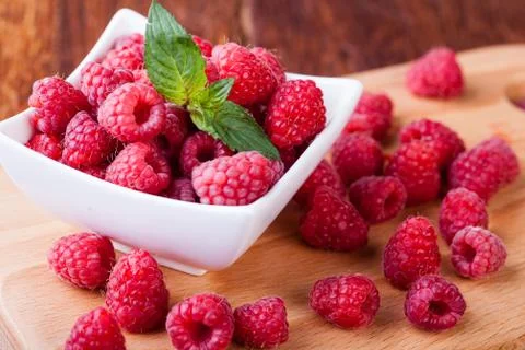 Raspberries Stock Photos