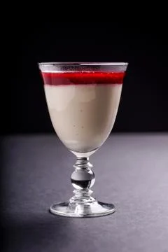 Raspberry and Strawberry cheesecake Stock Photos