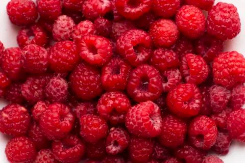 Raspberry background Stock Photos