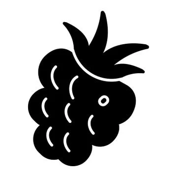 Raspberry blackberry icon. Raspberry blackberry Vector isolated on white イラスト素材