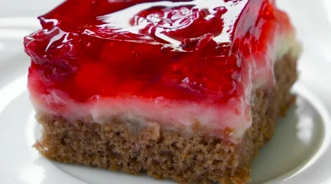Raspberry cake closeup 動画素材 54227376