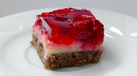 Raspberry cake Stock Footage 54227357