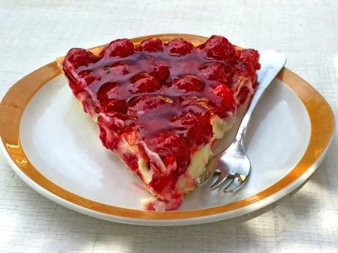 Raspberry cake Stock Photos