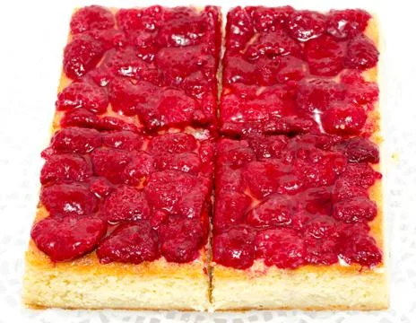 Raspberry cheese cake 스톡 사진