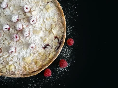 Raspberry cheesecake Stock Photos