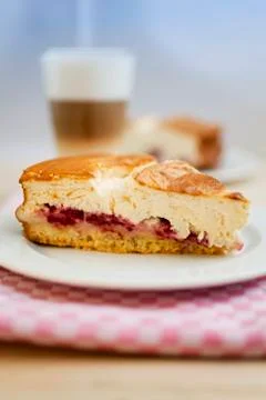 Raspberry cheesecake Foto stock