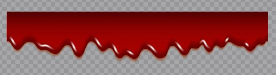 Raspberry, cherry or strawberry dripping sweet jam. Seamless liquid texture. Stock-Illustration