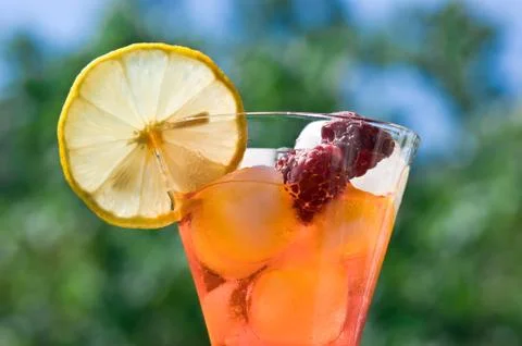 Raspberry cocktail Foto stock