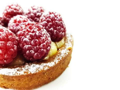 Raspberry dessert Stock Photos