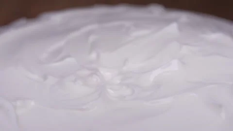 Raspberry falling in yogurt Stock Footage 150457660