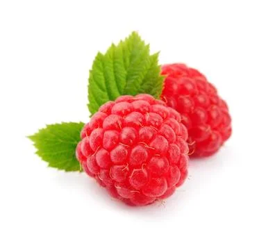 Raspberry fruits Stock Photos
