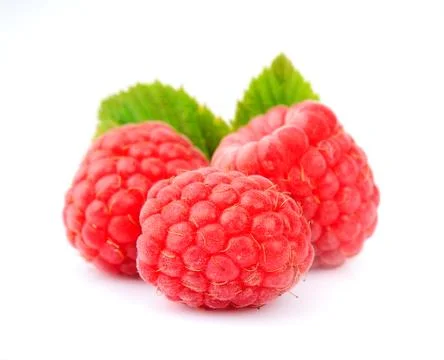 Raspberry fruits Foto stock