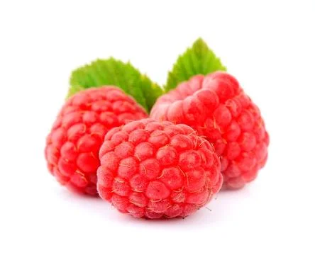 Raspberry fruits Stock Photos