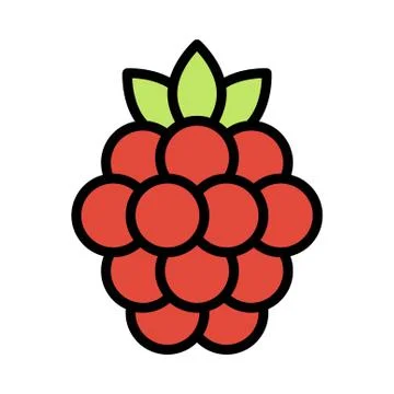 Raspberry icon, Thanksgiving related vector イラスト素材