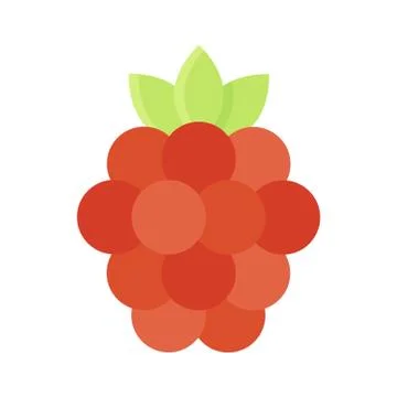 Raspberry icon, Thanksgiving related vector Stock Illustration