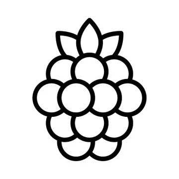 Raspberry icon, Thanksgiving related vector Stock Illustration