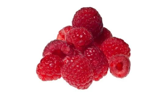 Raspberry isolated Foto stock
