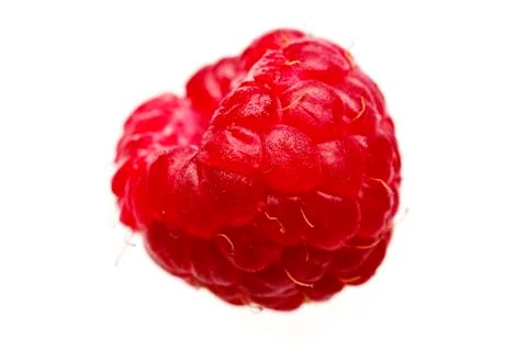 Raspberry isolated on a white background Stock Photos