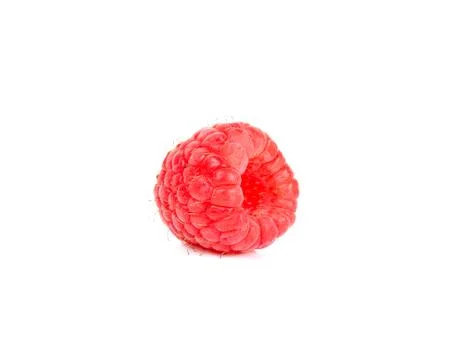 Raspberry isolated on white background Stock Photos