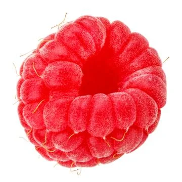 Raspberry isolated on white background Stock Photos