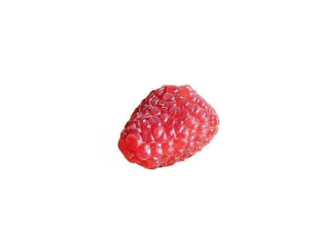 Raspberry isolated on white background Foto stock