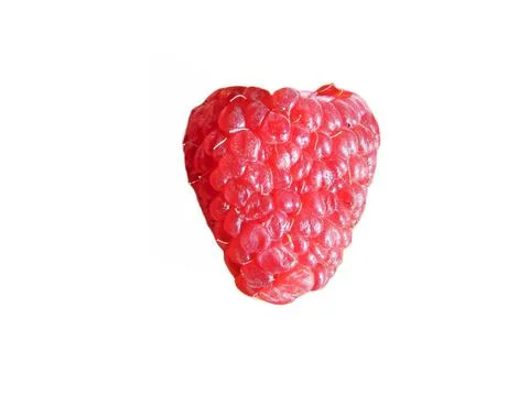 Raspberry isolated on white background Photos
