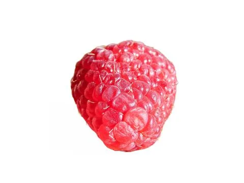 Raspberry isolated on white background Foto stock