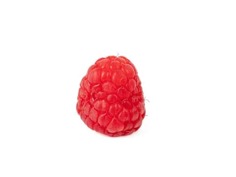 Raspberry isolated on white background. Stock Photos