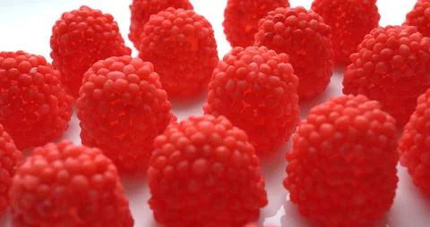 Raspberry isolated on white background Stock Photos