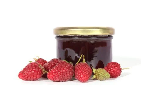 Raspberry jam Stock Photos