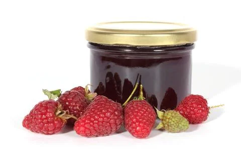 Raspberry jam Stock Photos