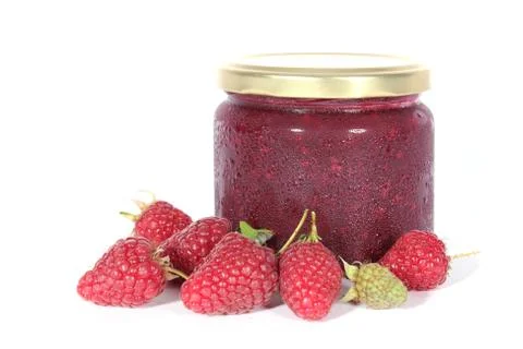 Raspberry jam Stock Photos